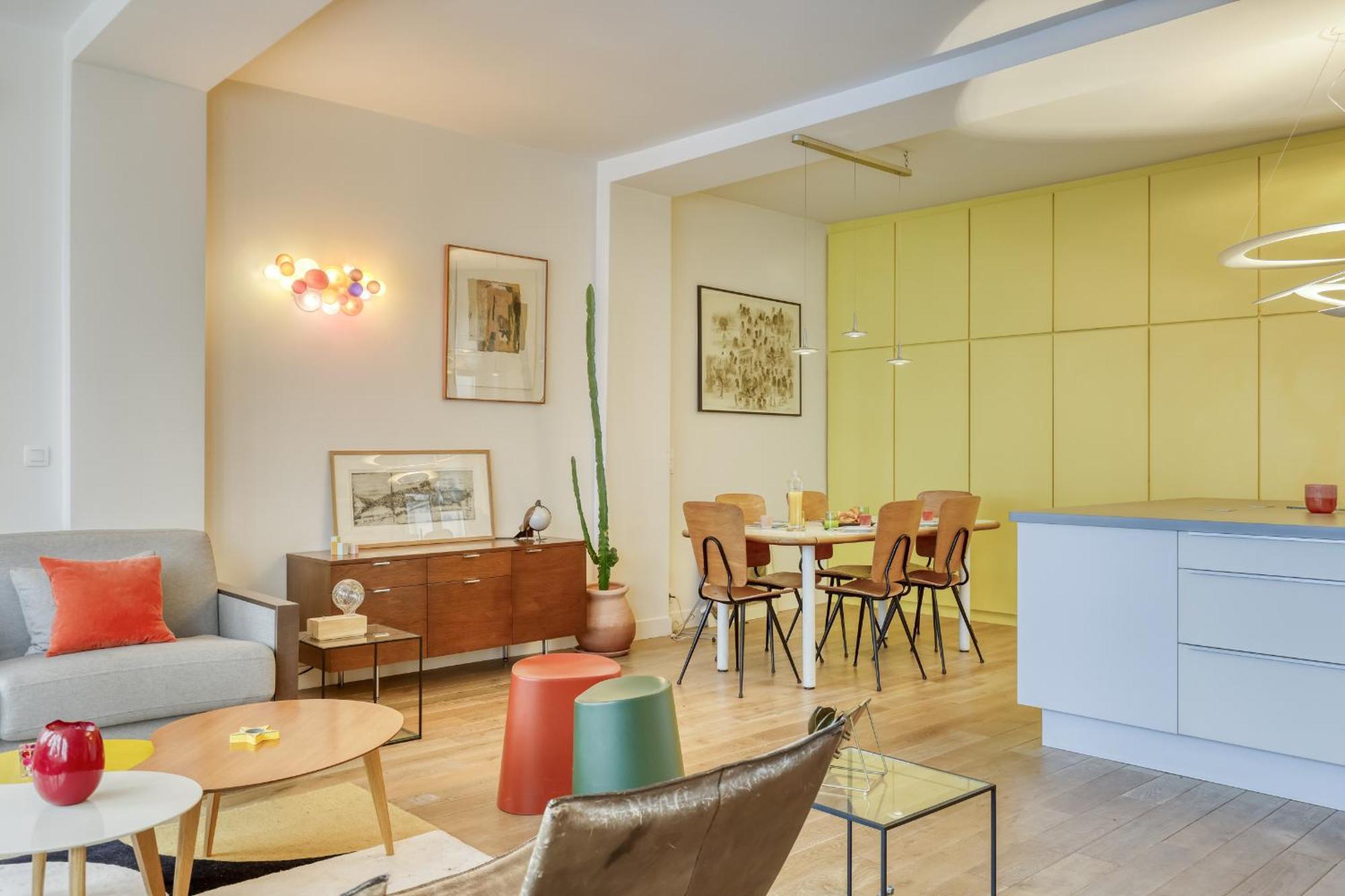 Spacious & Colorful Flat Near Bastille - 12 Apartment