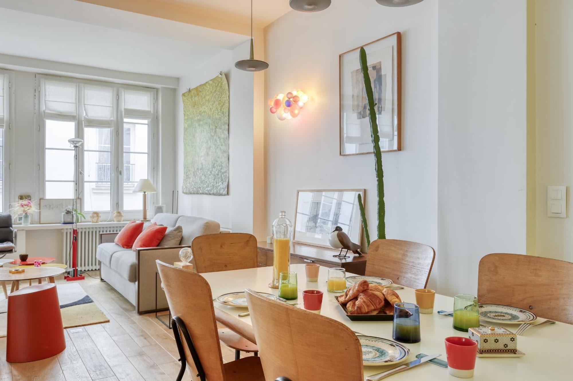 Apartment Spacious & Colorful Flat Near Bastille - 12